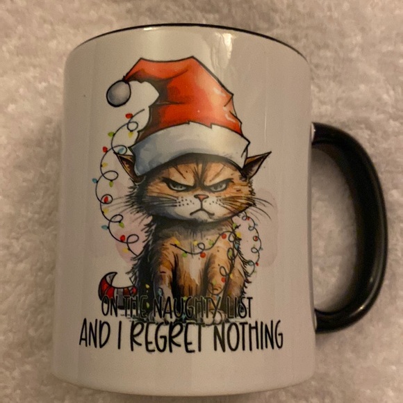 Mug “ ON THE NAUGHTY LIST AND I REGRET NOTHING “ - Picture 2 of 4